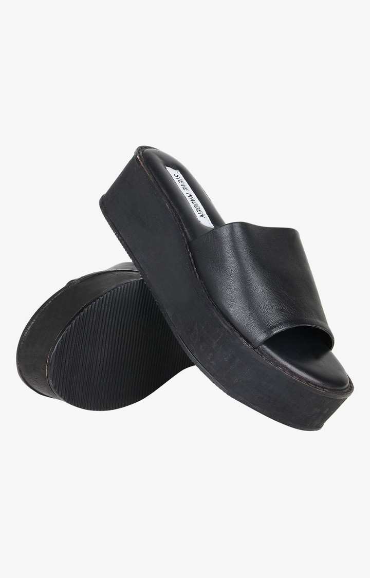 Sandy Black Wedges