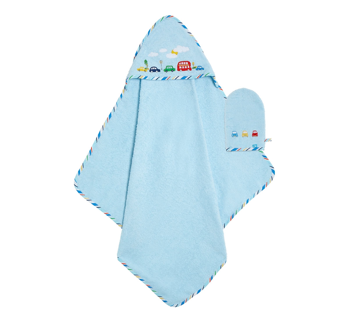 Mothercare | On The Road Cuddle 'N' Dry and Mitt Set 0