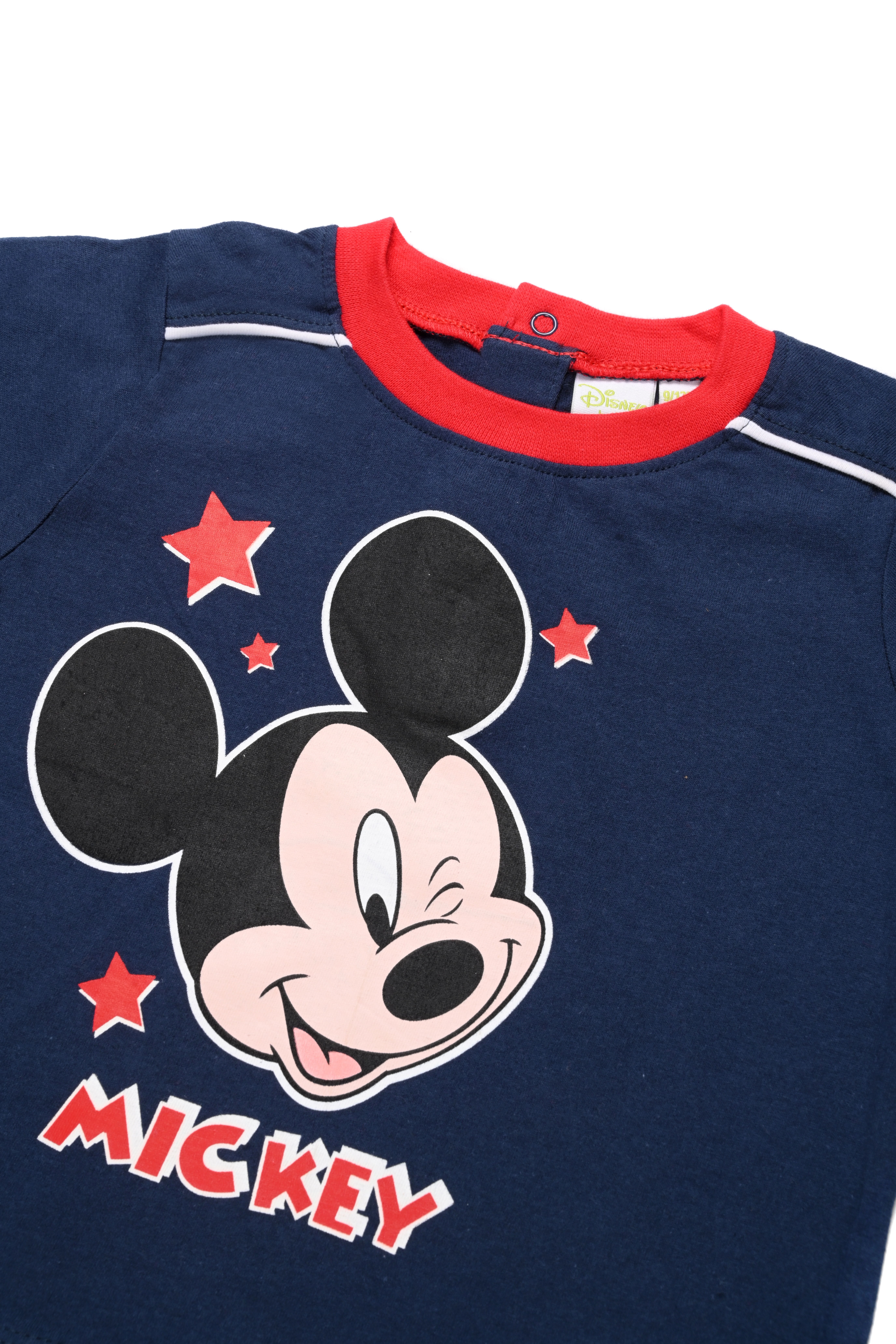 Mothercare | Boys Short Sleeves T-Shirt Mickey Mouse-Blue 1
