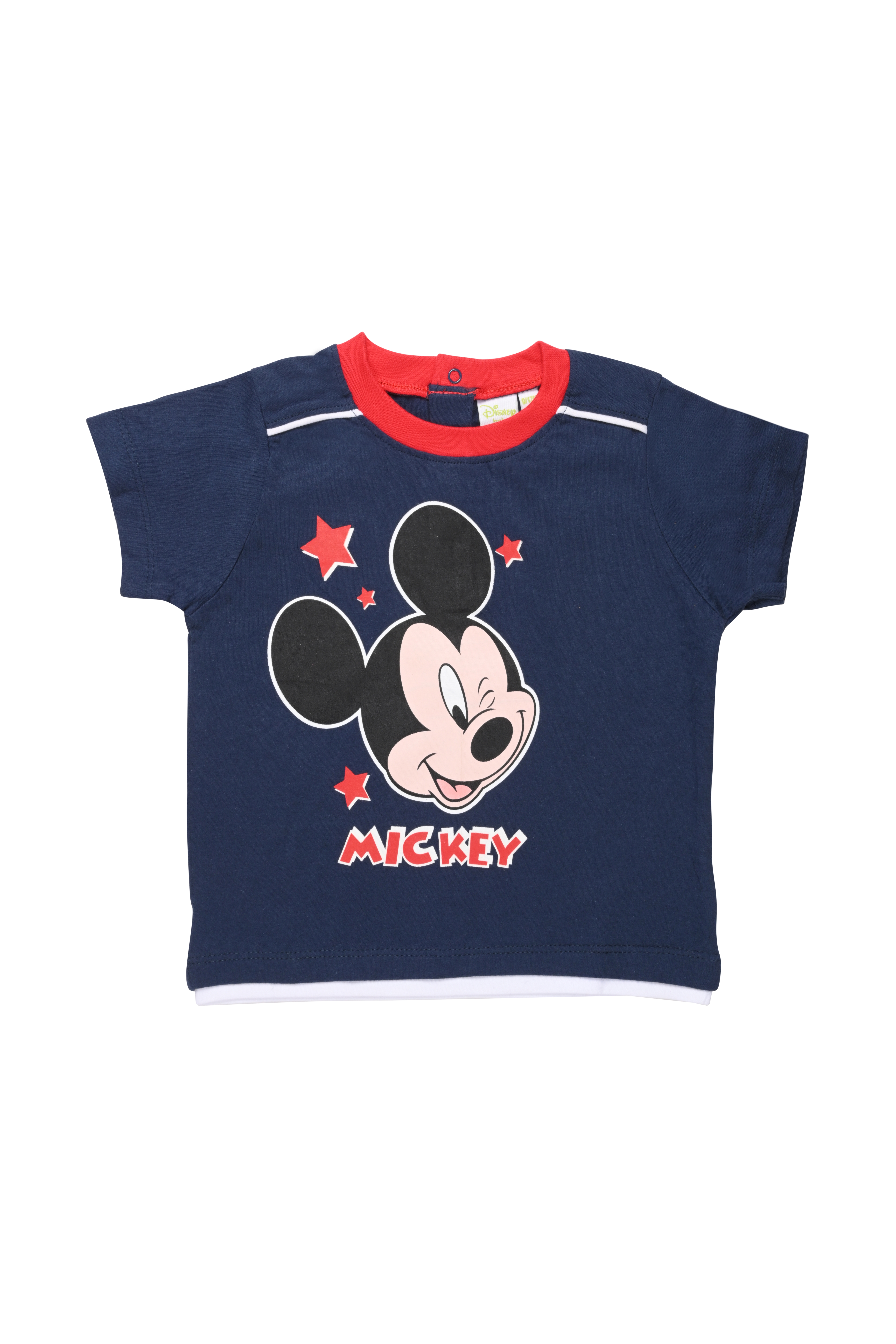 Mothercare | Boys Short Sleeves T-Shirt Mickey Mouse-Blue 0