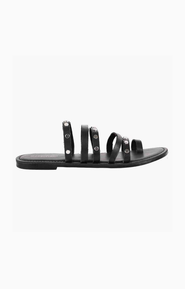 Crete Black Flats