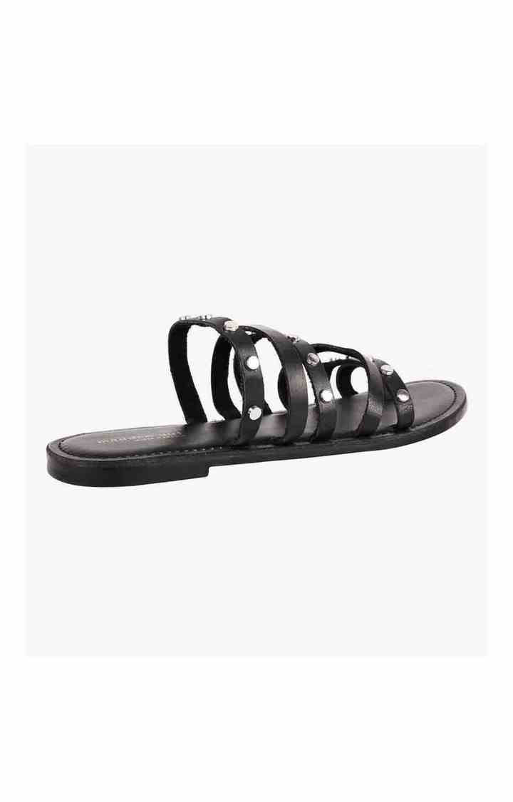 Crete Black Flats