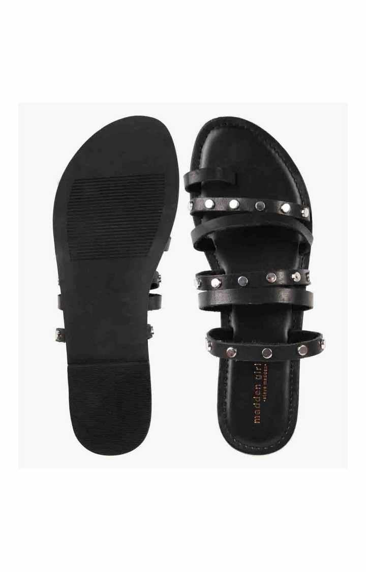 Crete Black Flats