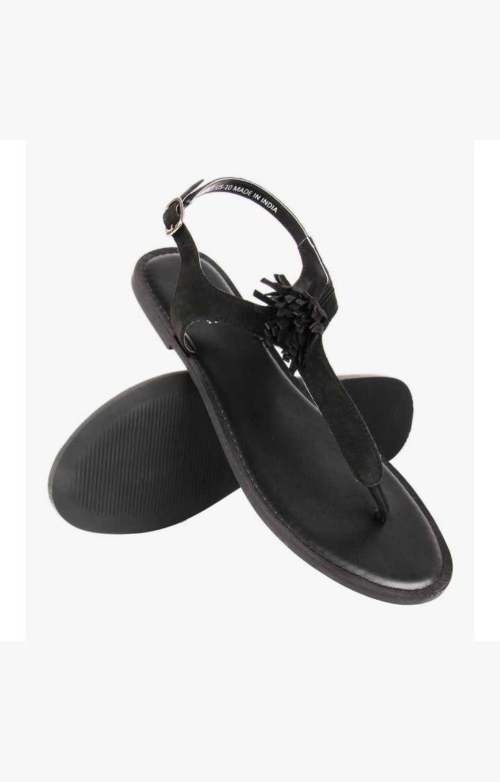 Margret Black Flats