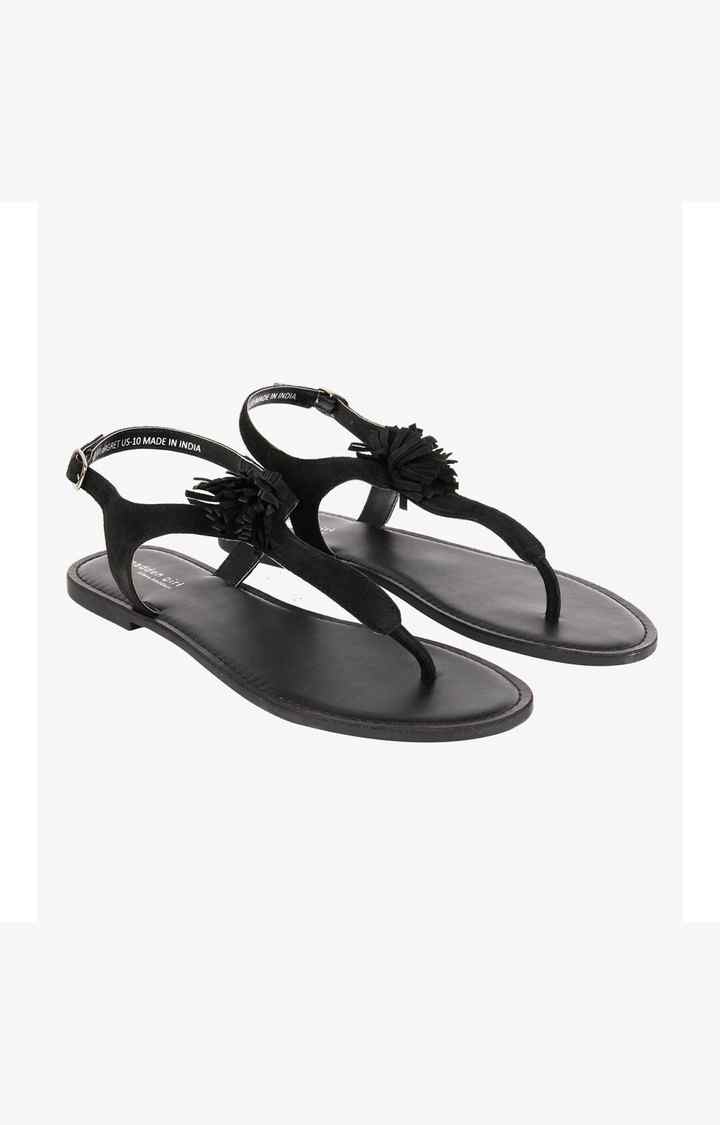 Margret Black Flats