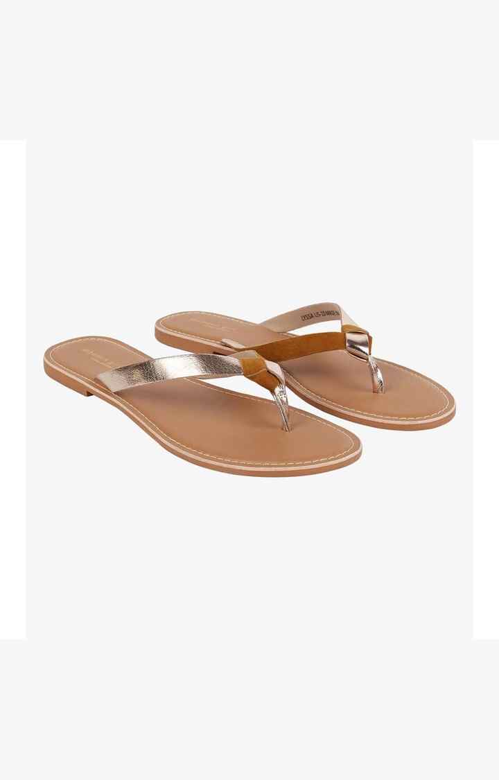 Lyssa Gold Flats