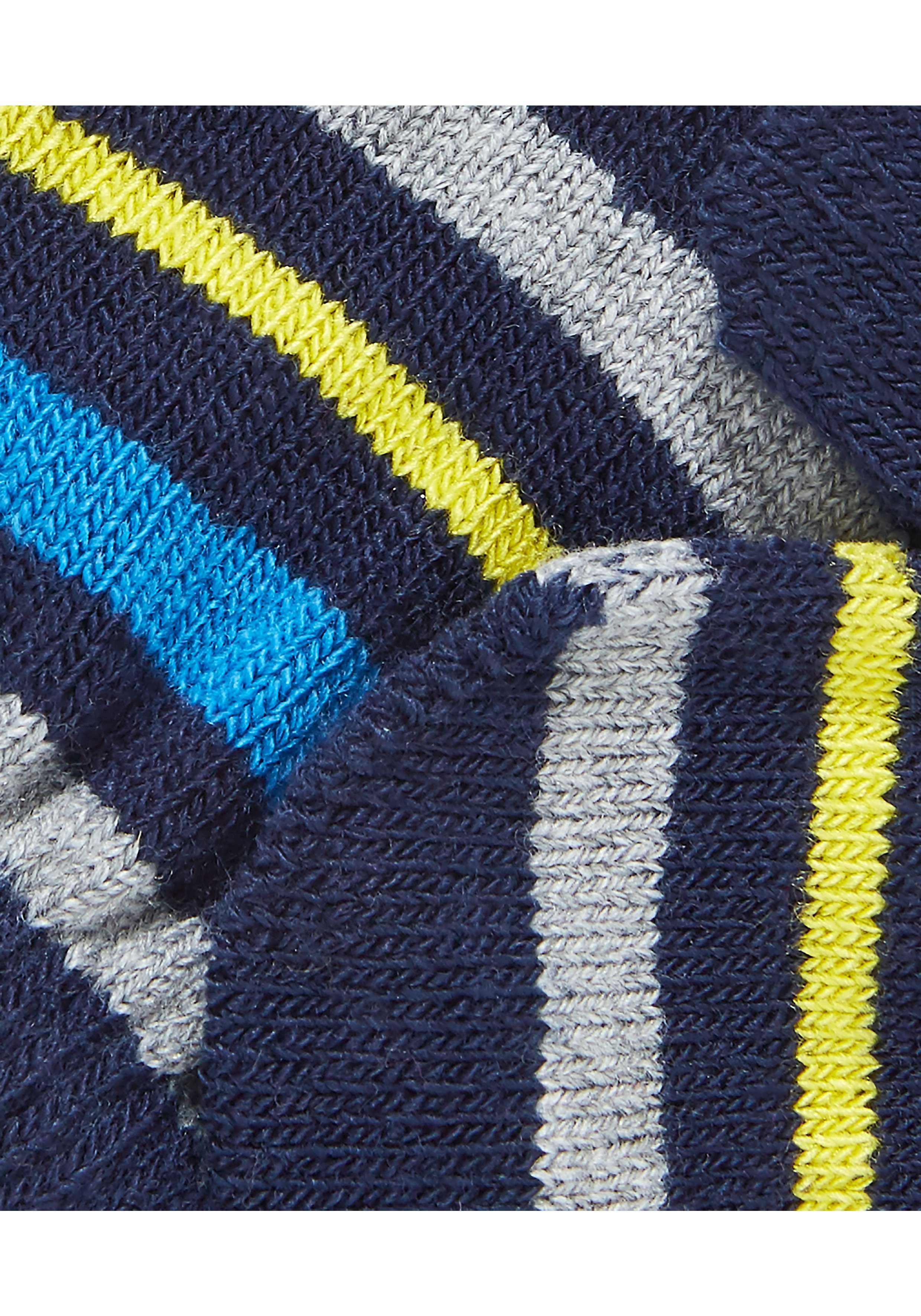 Boys Mittens Stripes - Navy