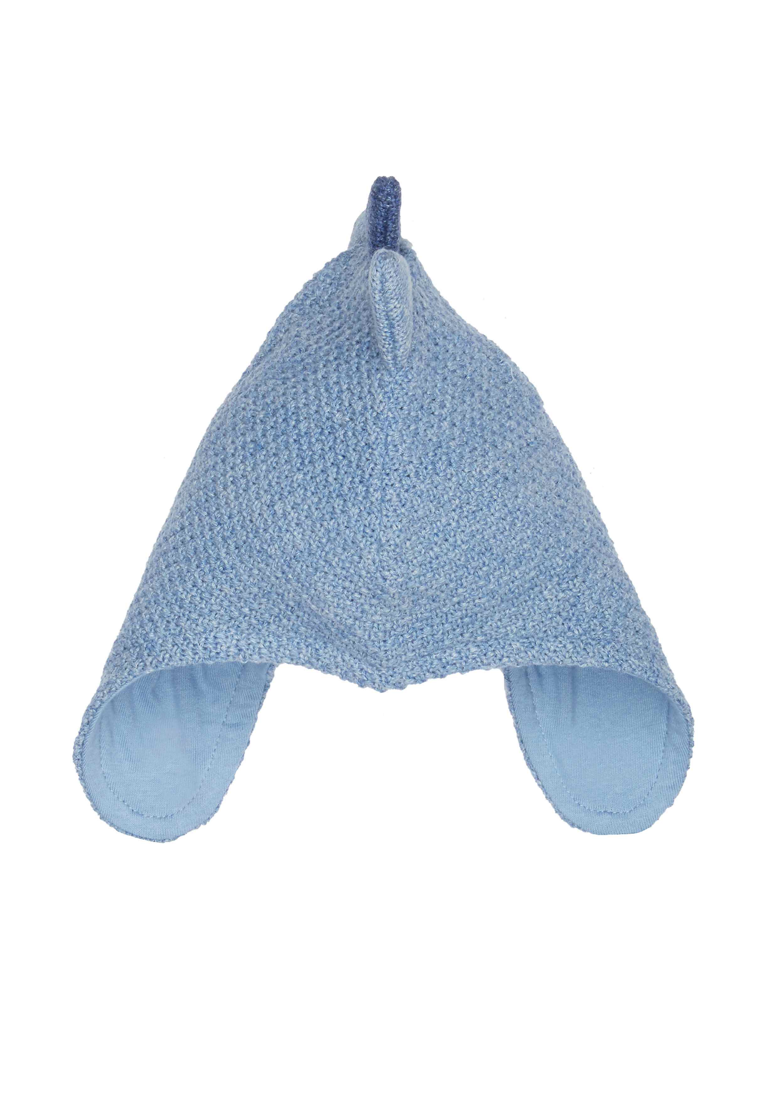 Boys Dinosaur Spike Hat - Blue