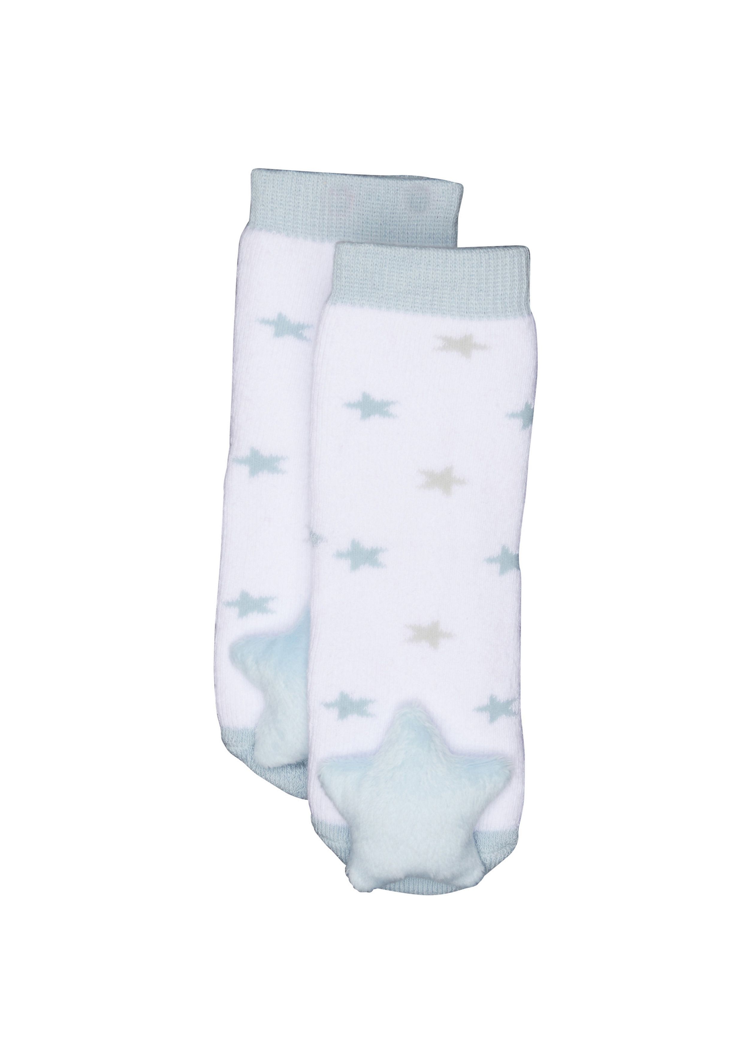 Mothercare | Boys Star Rattle Socks - Blue 0
