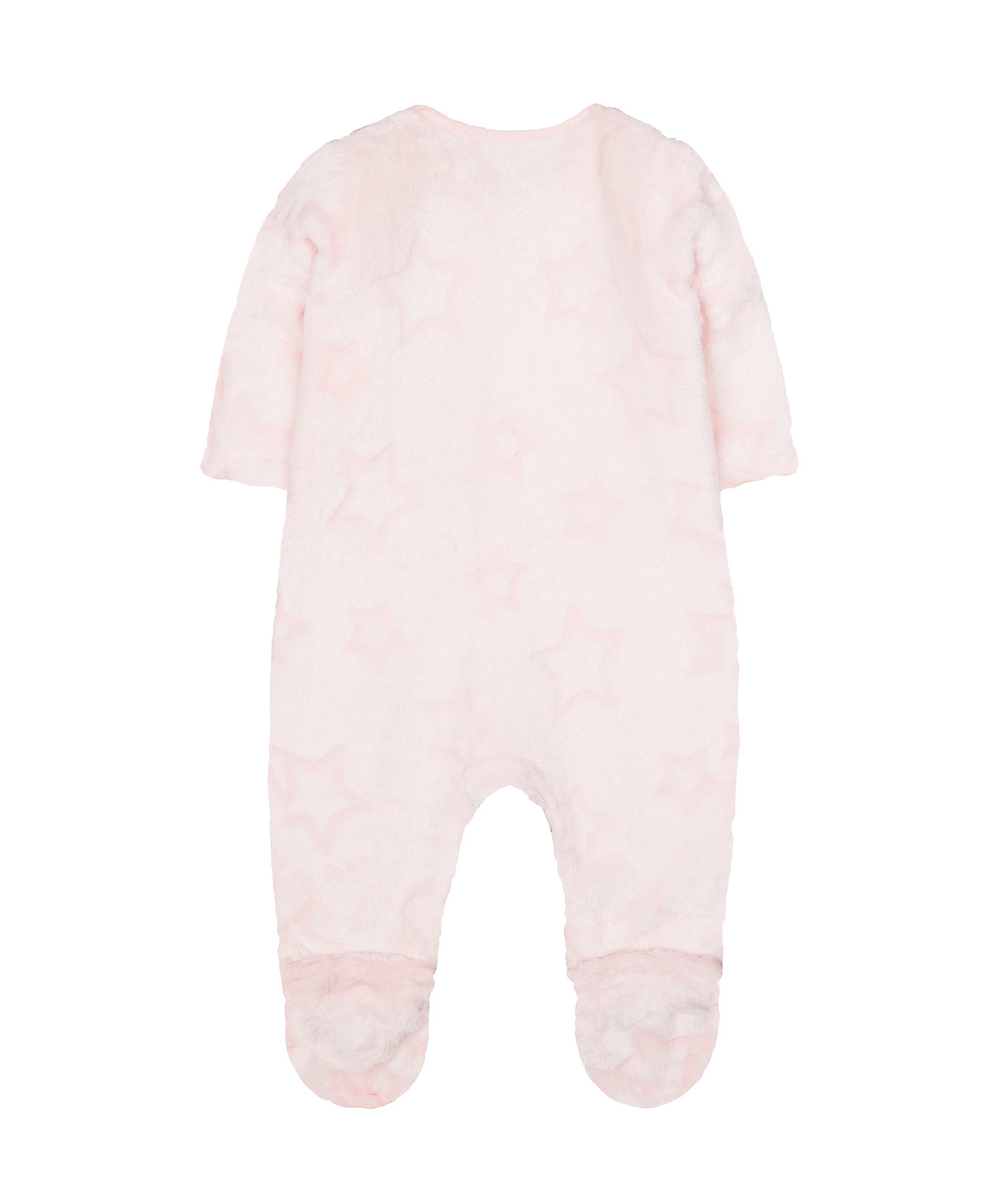 Mothercare | Pink Star Fluffy All In One 1