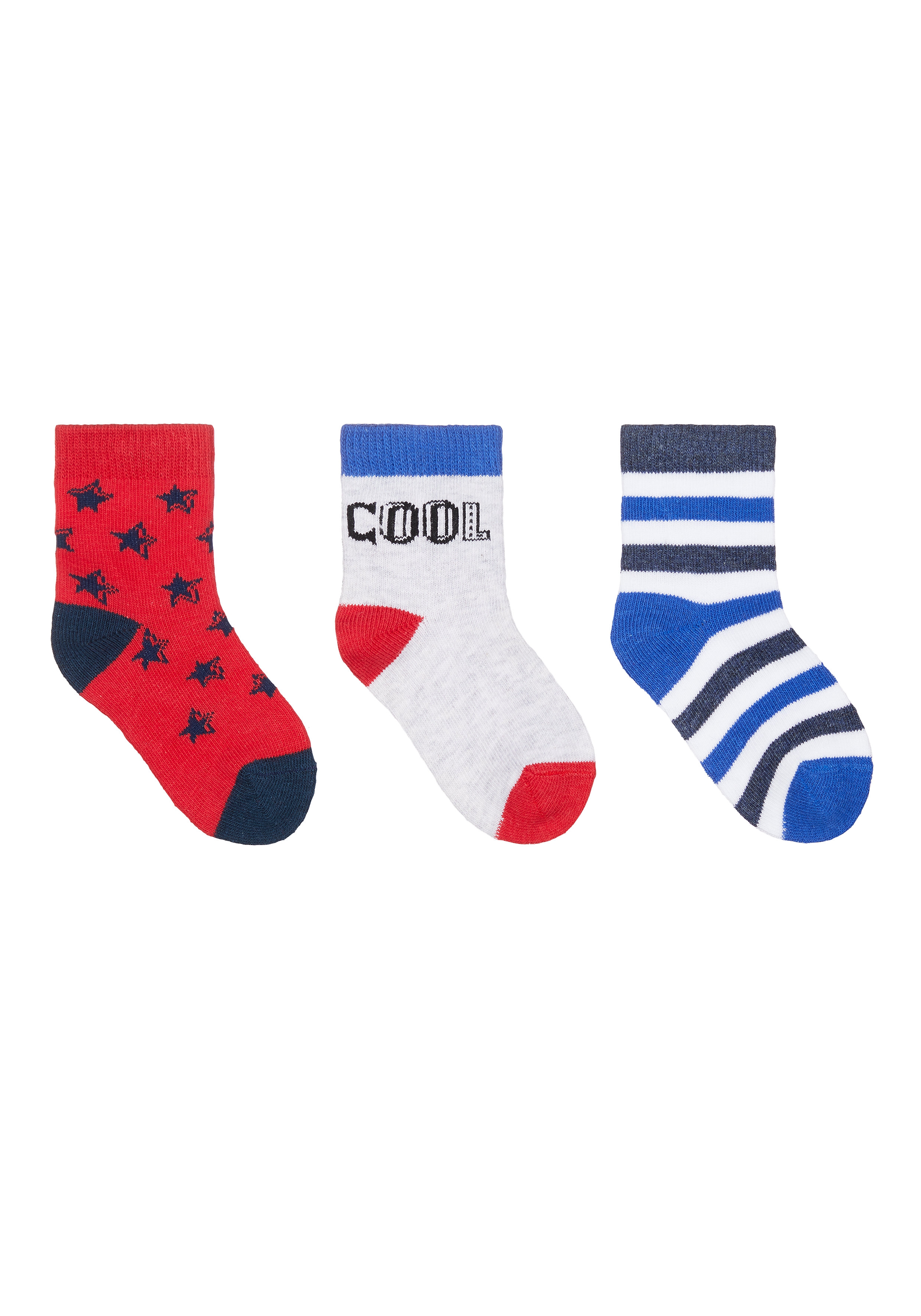 Mothercare | Boys Cool Socks - 3 Pack - Multicolor 0