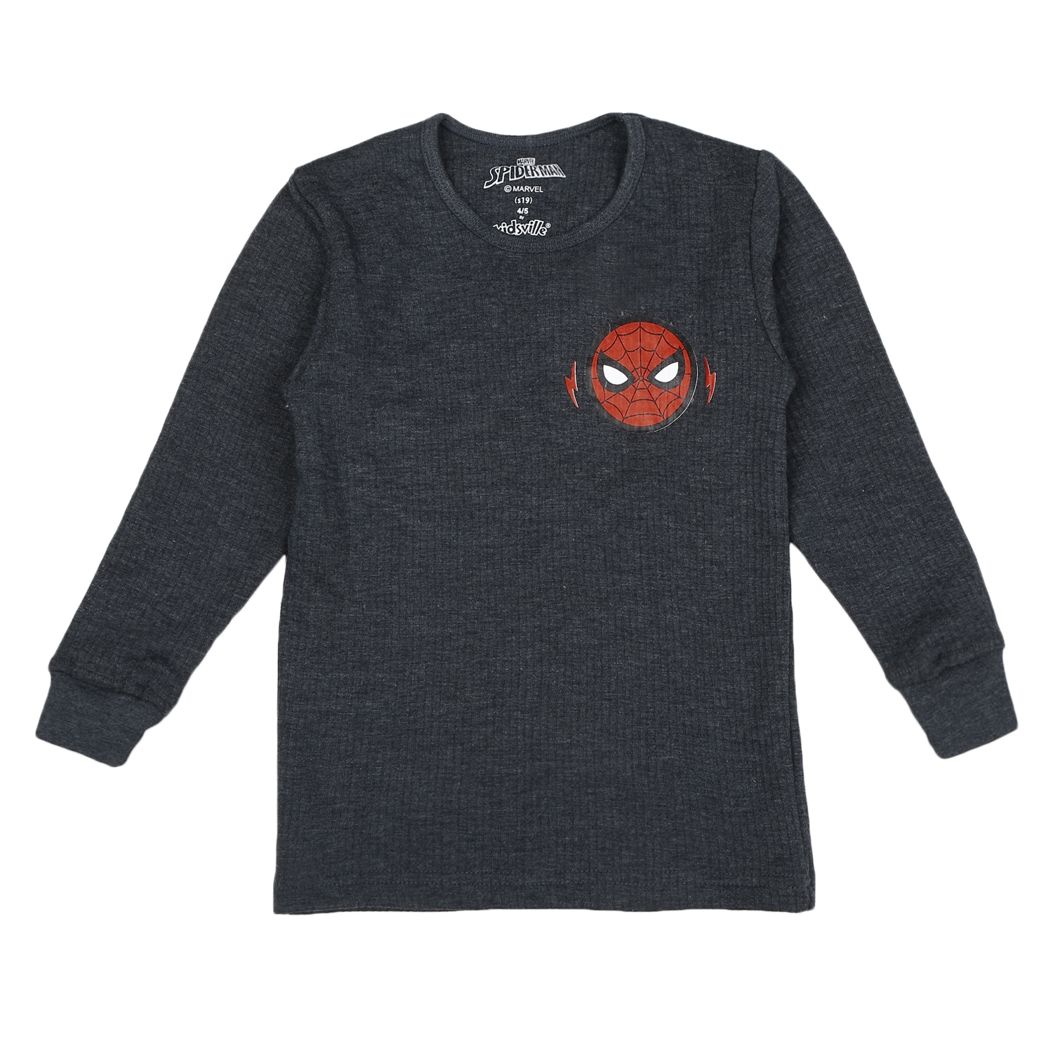 Mothercare | Boys Spiderman Full Sleeves Thermal Top - Navy 0