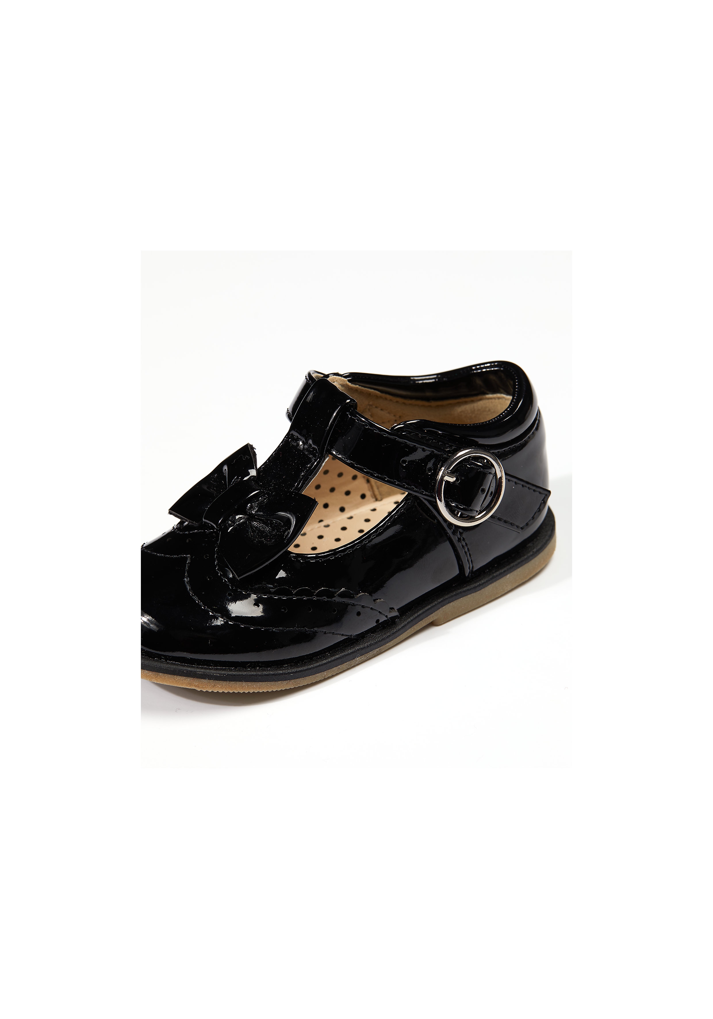 Mothercare | Girls Black Patent Back - To - School Shoes - Black 2