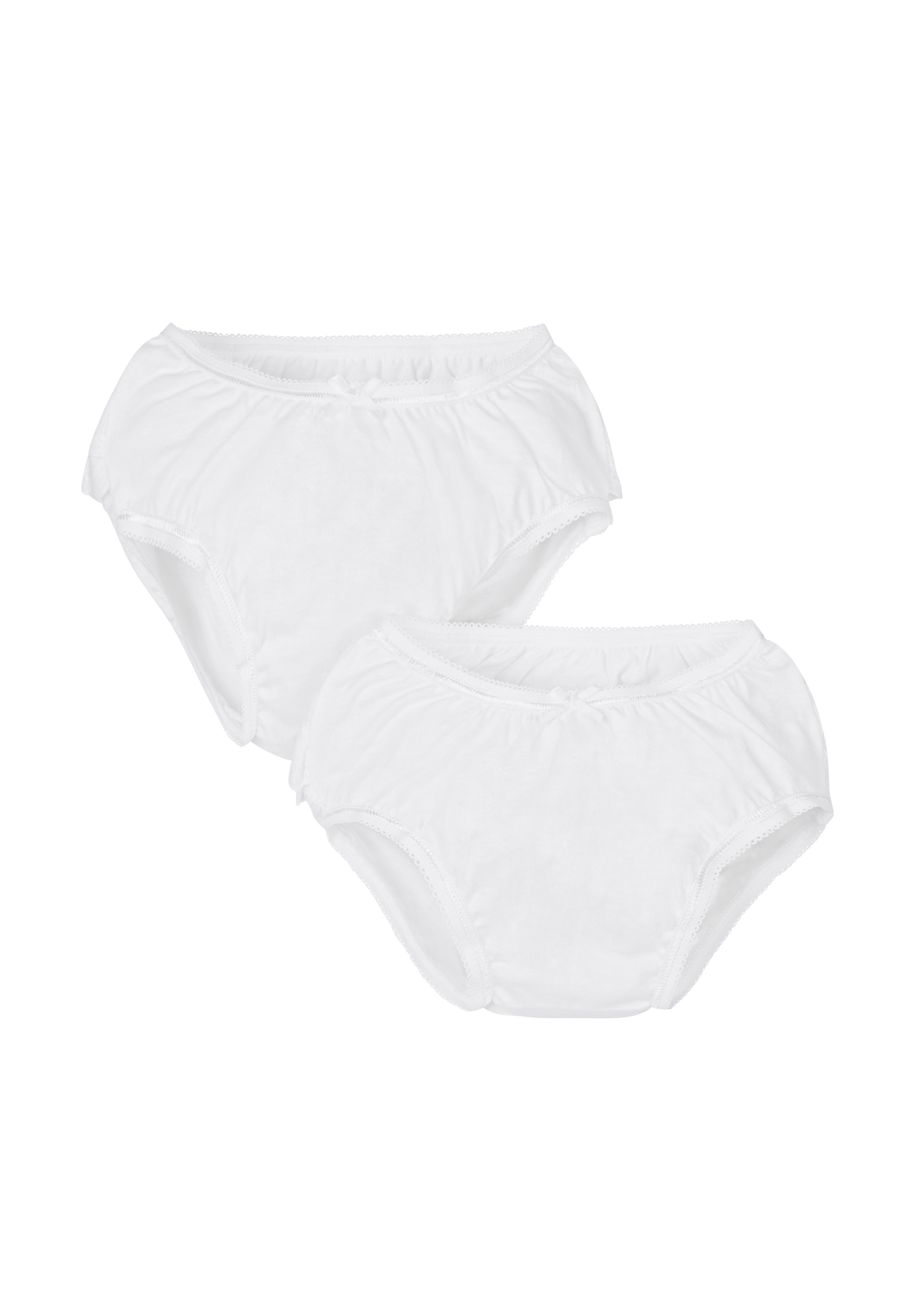 Mothercare | Girls Briefs Frill Detail - Pack Of 2 - White 0