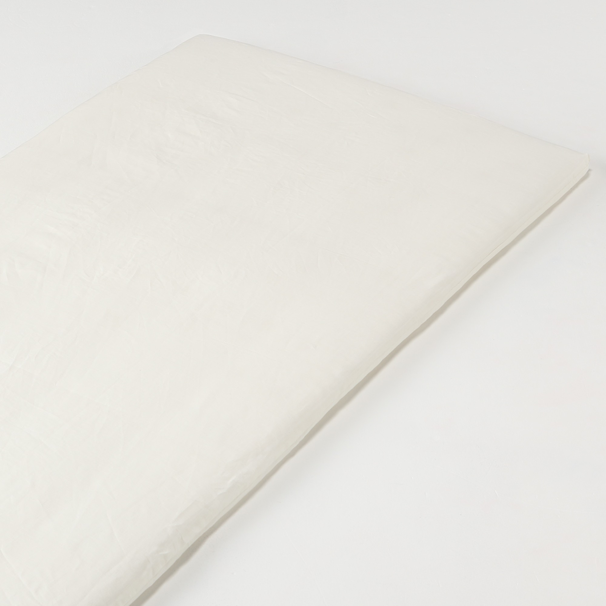 MUJI | LINEN PLAIN WEAVE FUTON COVER S OFF WHITE