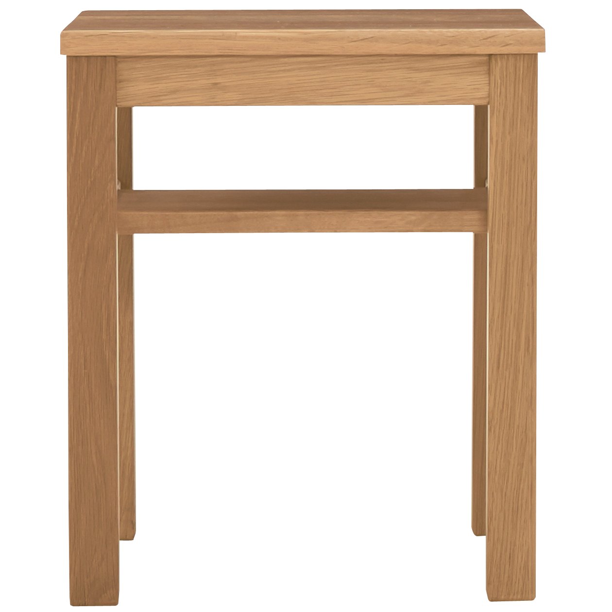 NATURAL OAK / SIDE TABLE BENCH / WOODEN SEAT