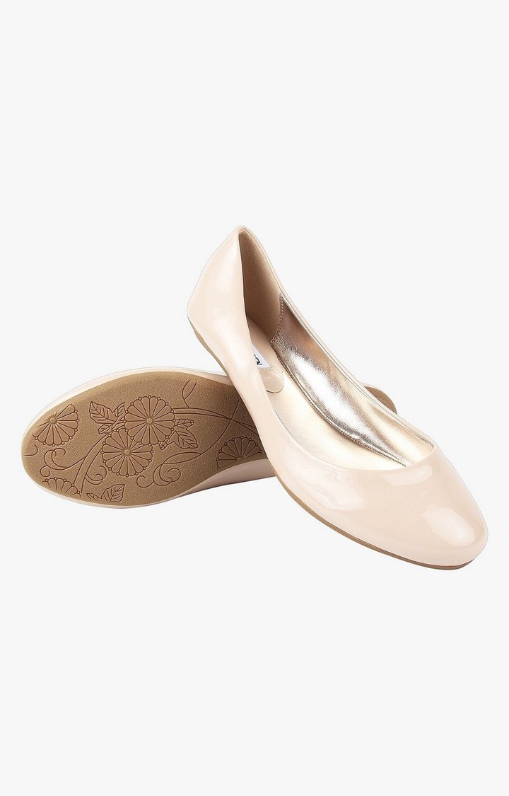 P-Heavenn Red Closed Flats & Ballerinas