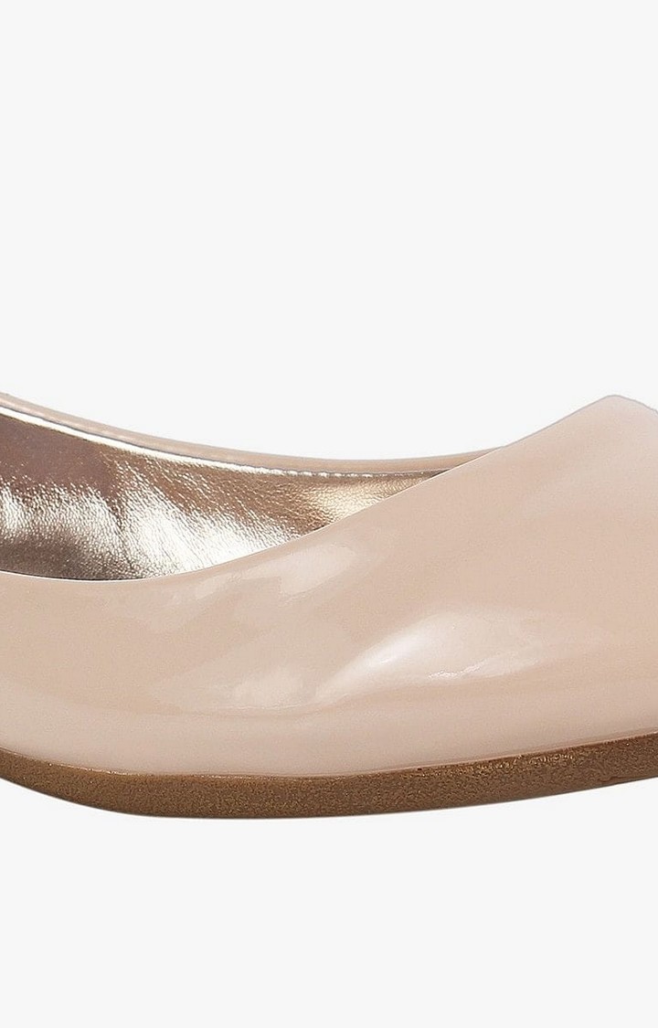 P-Heavenn Red Closed Flats & Ballerinas