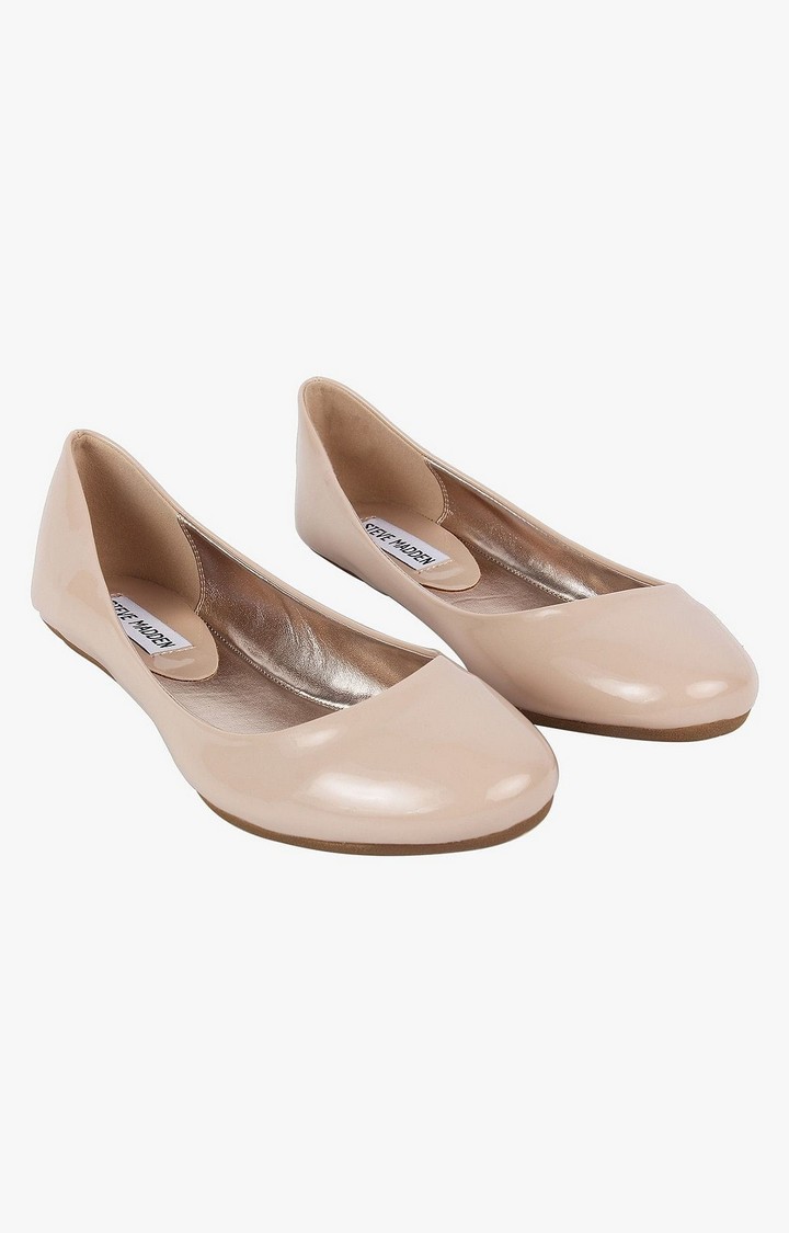 P-Heavenn Red Closed Flats & Ballerinas