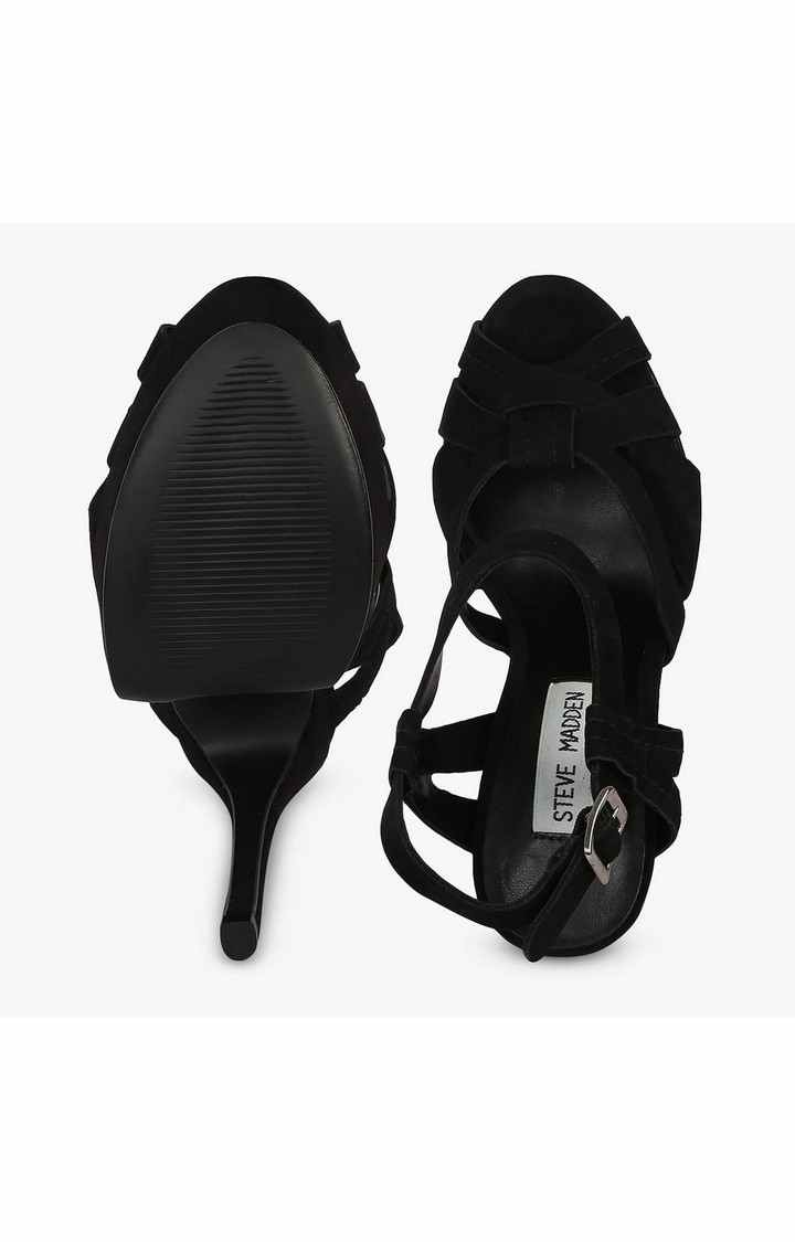 Aubrey Black Heel Sandals
