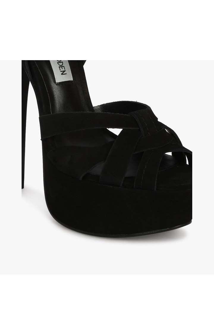 Aubrey Black Heel Sandals