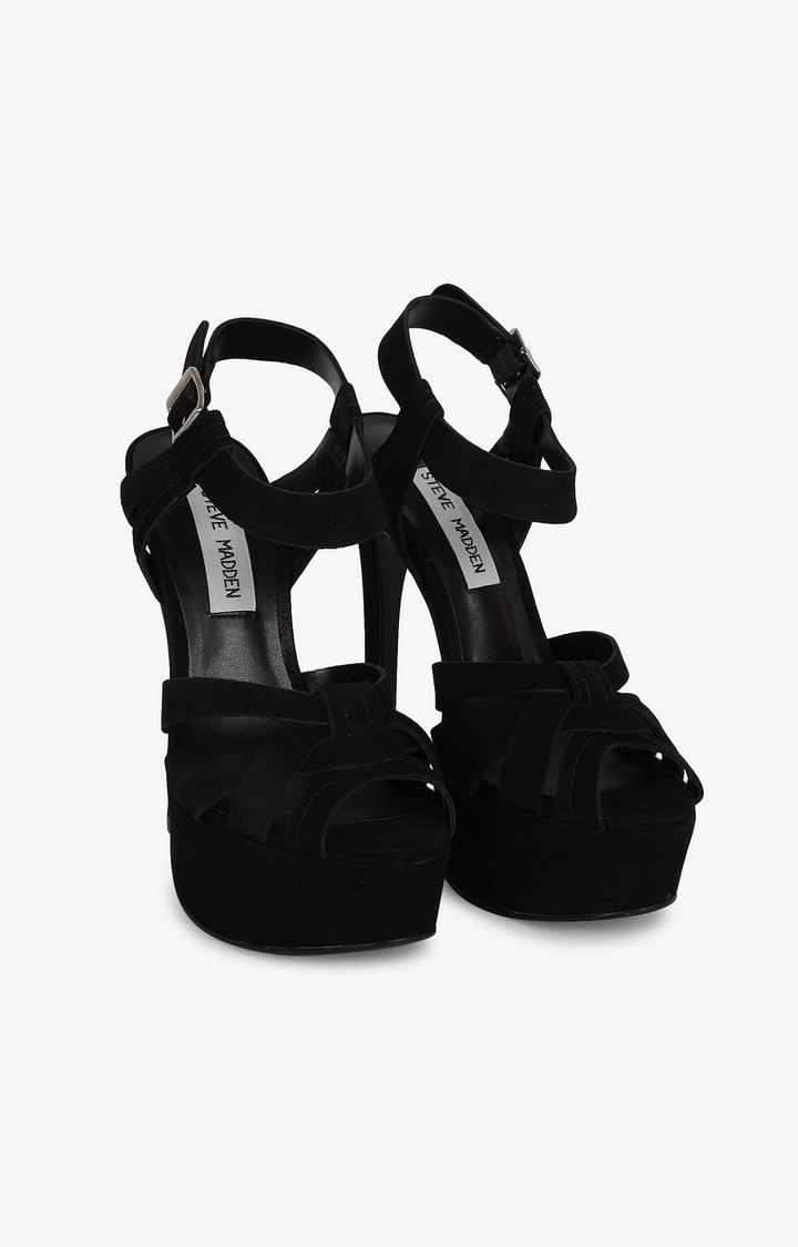 Aubrey Black Heel Sandals