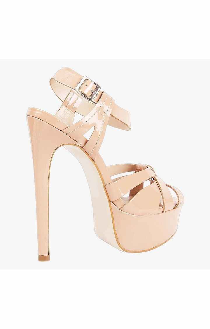 Aubrey Pink Heel Sandals