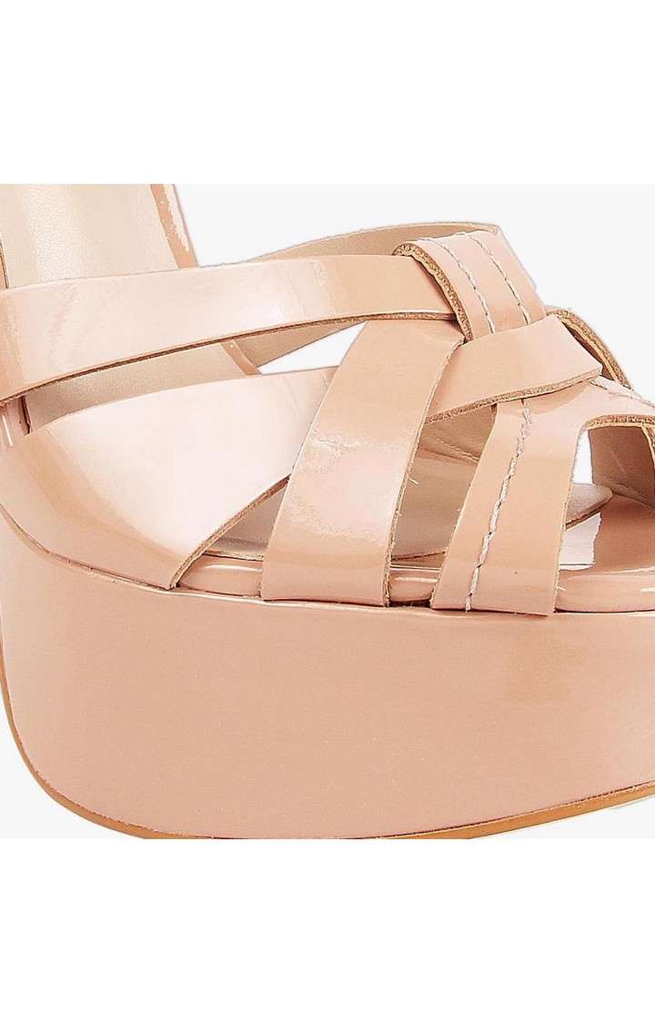 Aubrey Pink Heel Sandals