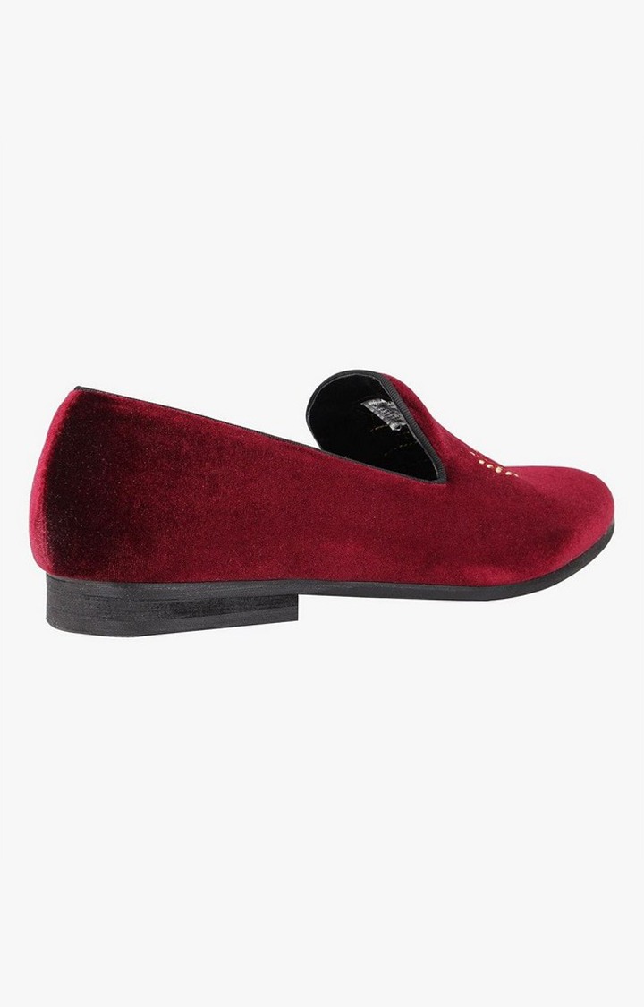 Crimson Red Driver Loafers