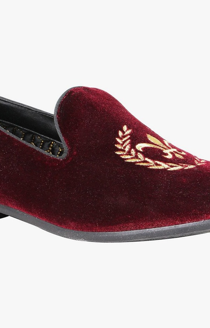 Crimson Red Driver Loafers