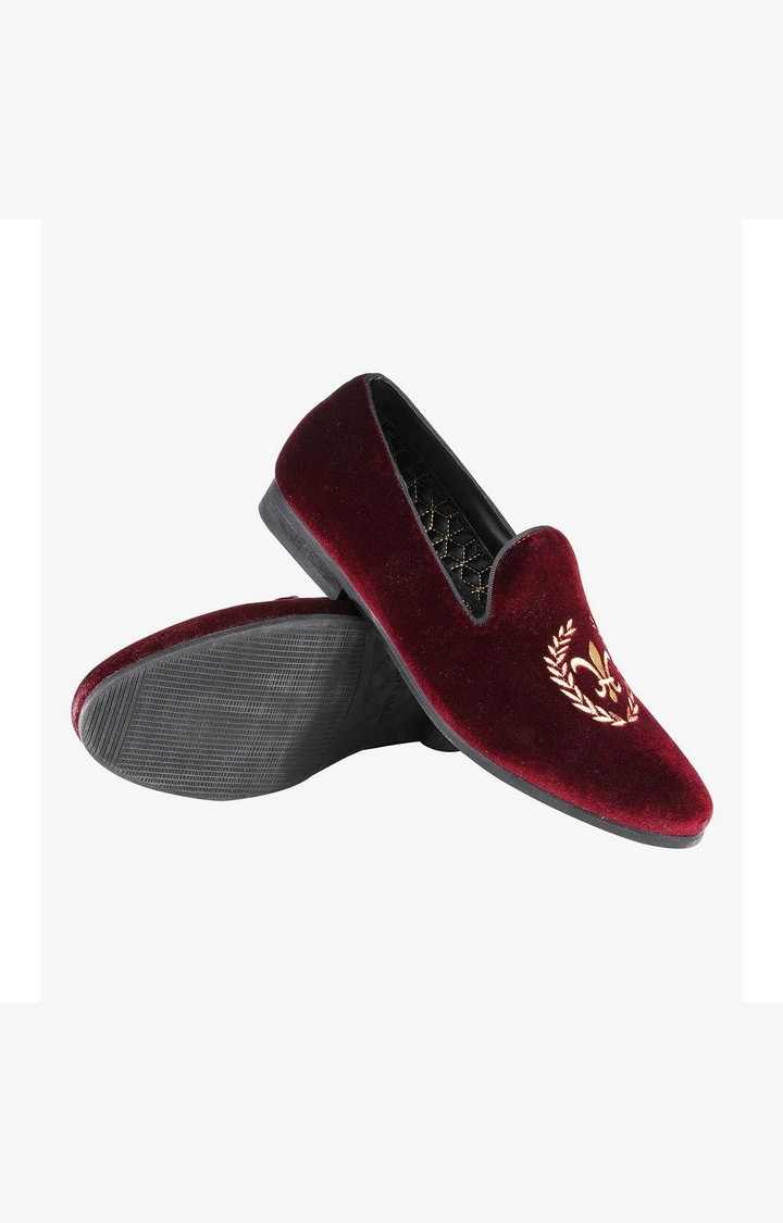 Crimson Red Driver Loafers