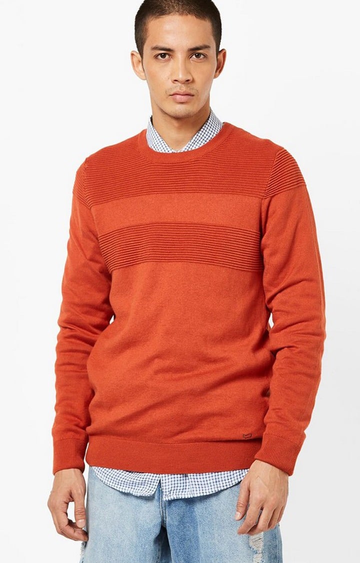 GAS | Evald Striped Crew-Neck Pullover