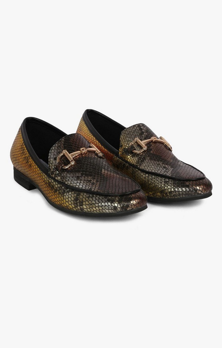 Bryant-S Gold Driver Loafers