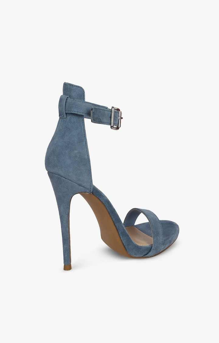 Mercy Blue Heel Sandals