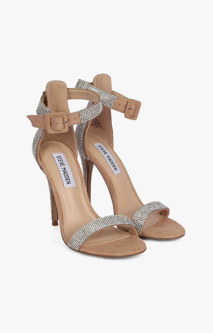 Mischa Silver Heel Sandals