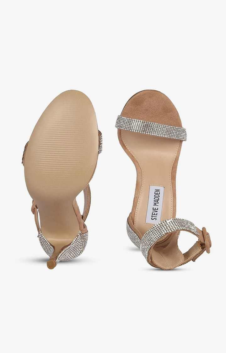 Mischa Silver Heel Sandals