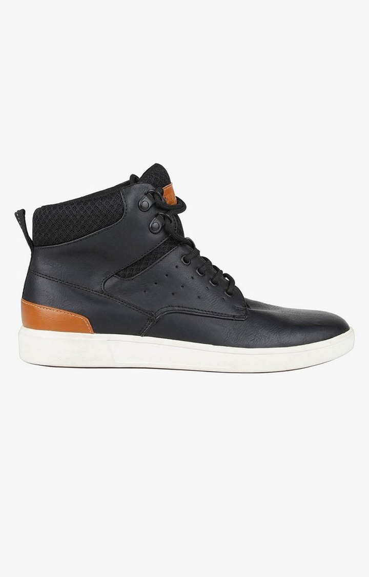 Fridged Black Sneakers