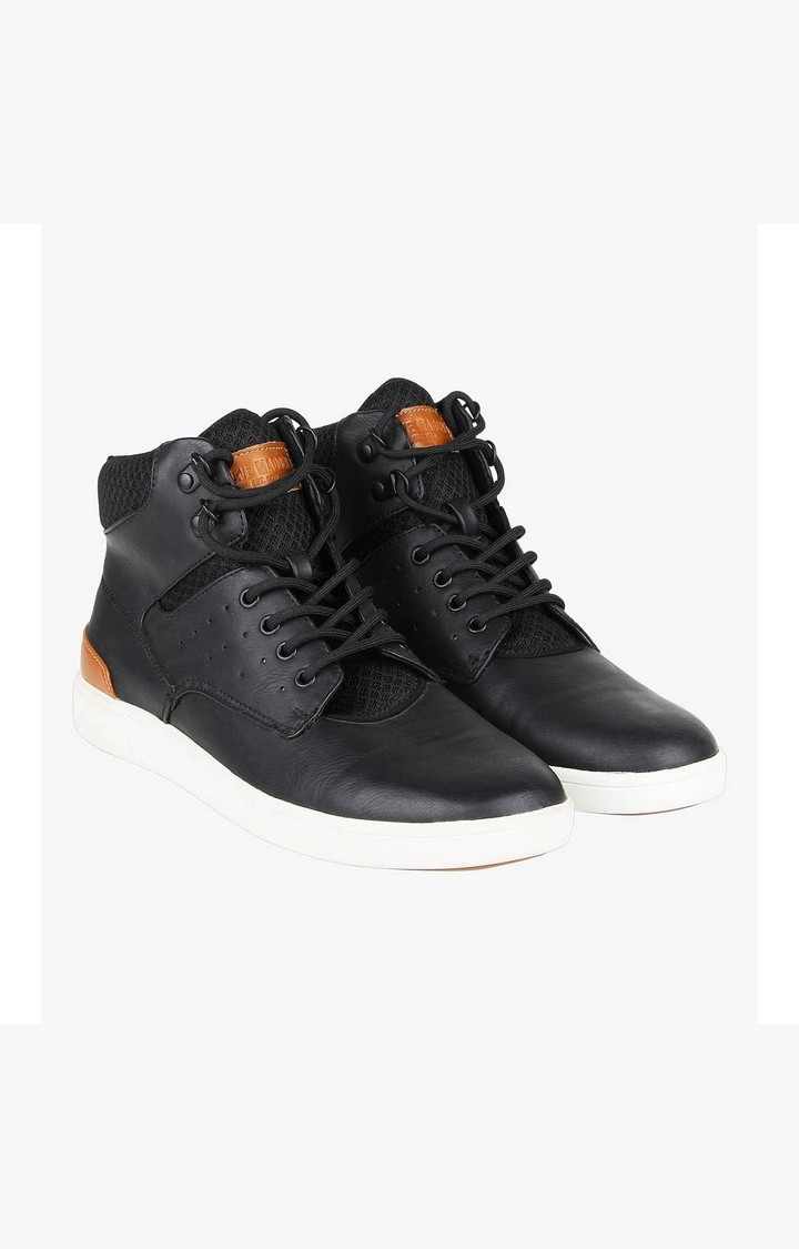 Fridged Black Sneakers