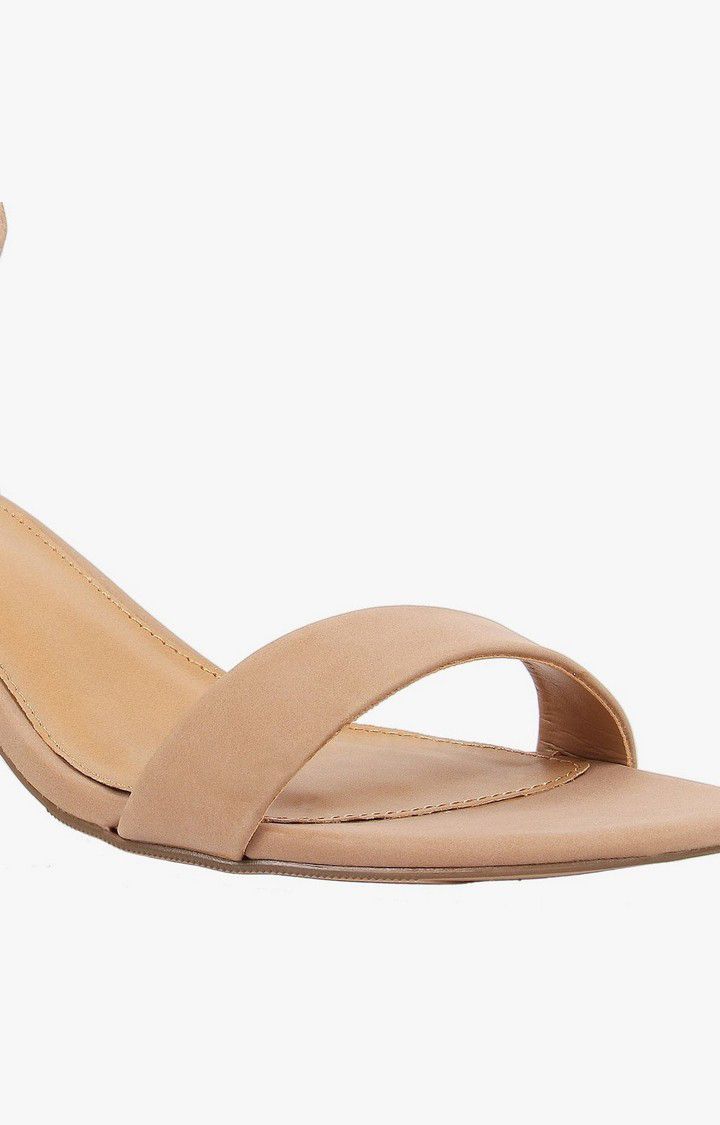 Iraa Brown Heel Sandals