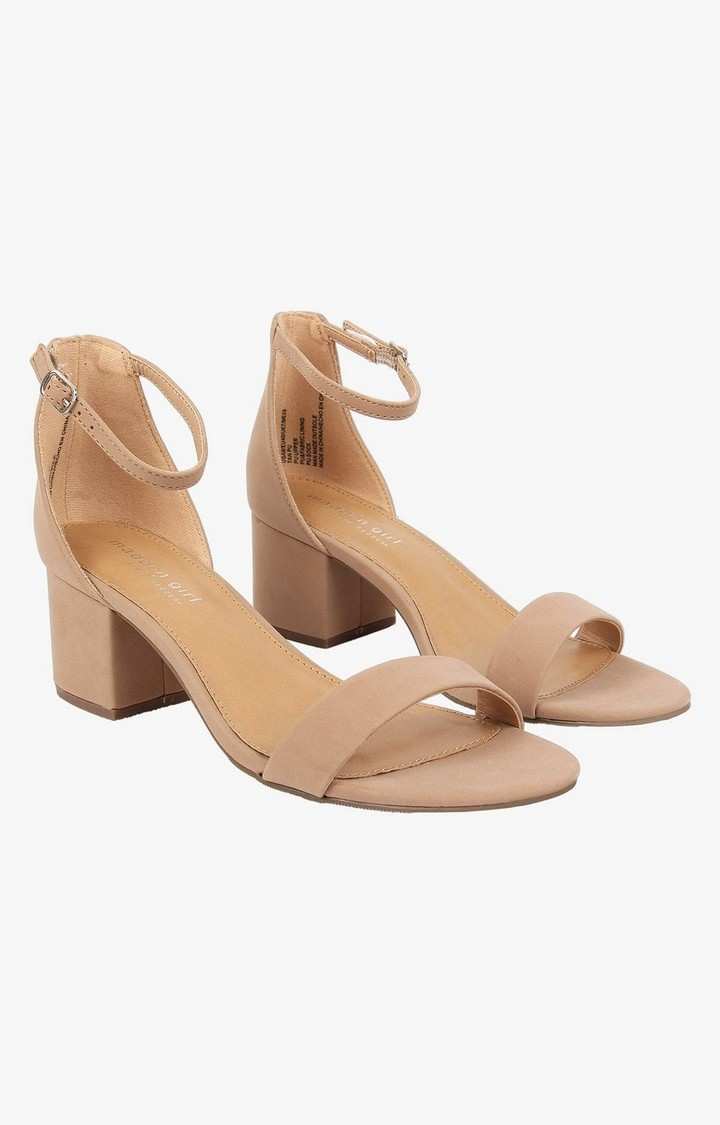 Iraa Brown Heel Sandals