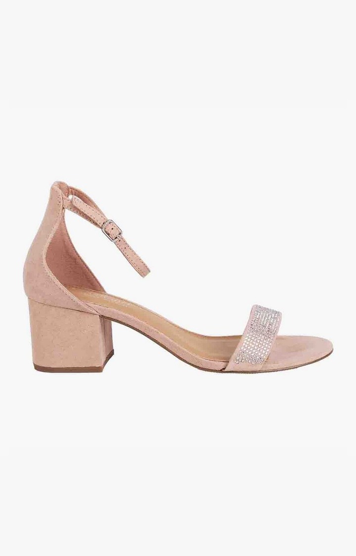 Iraa Pink Heel Sandals