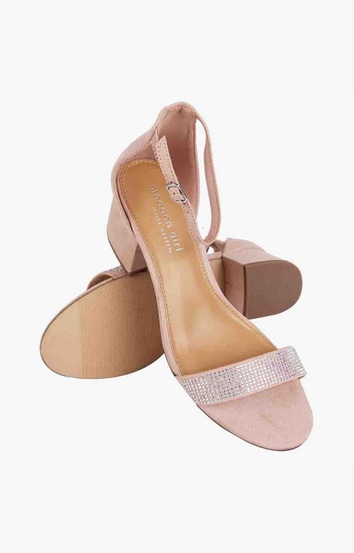 Iraa Pink Heel Sandals