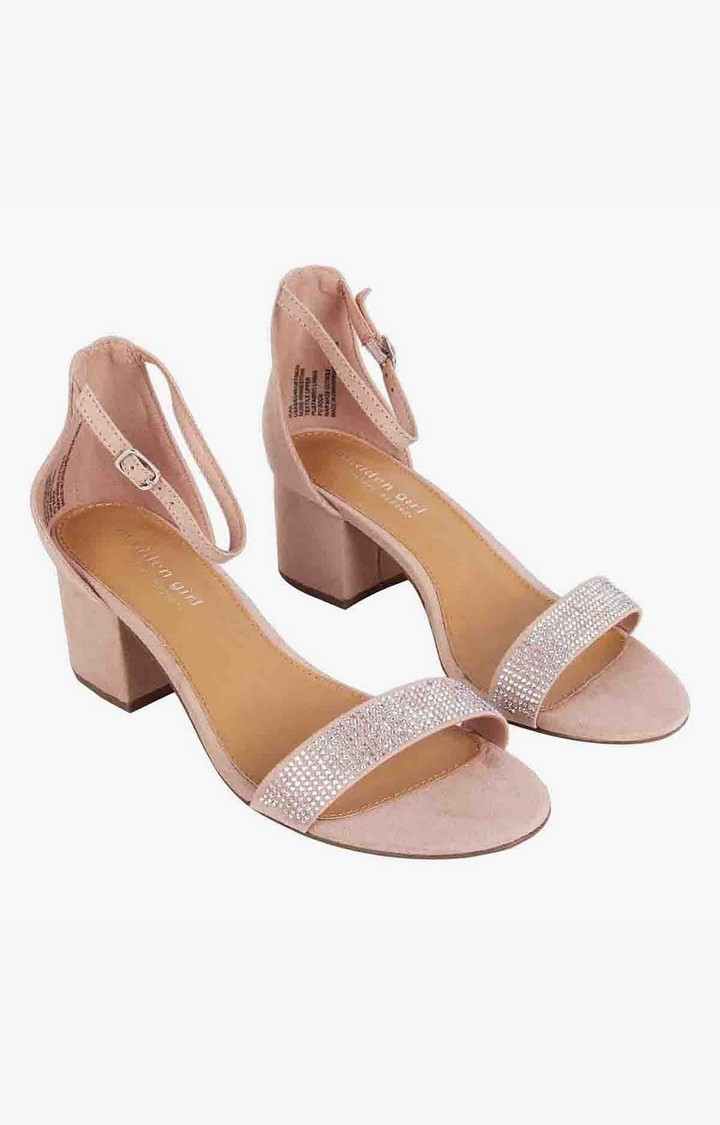 Iraa Pink Heel Sandals