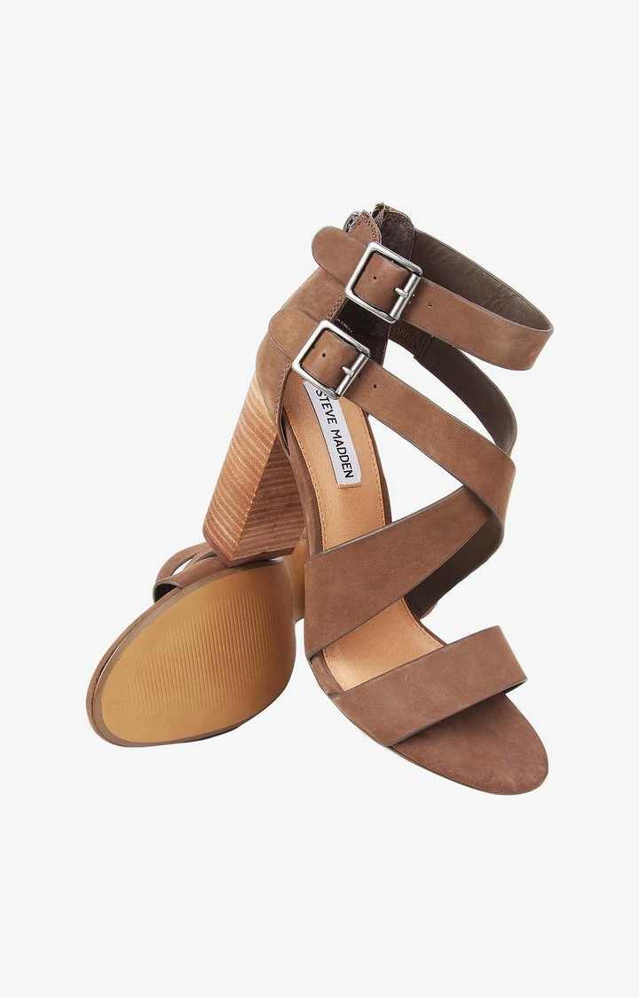 Sundance Brown Heel Sandals