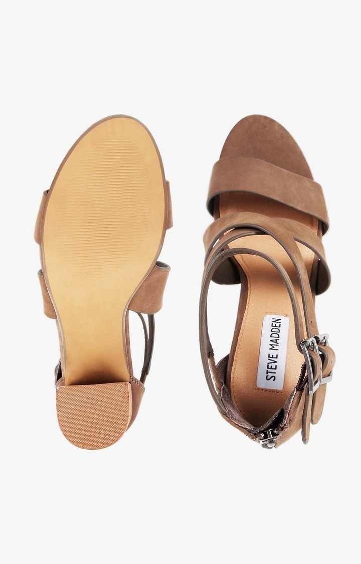 Sundance Brown Heel Sandals