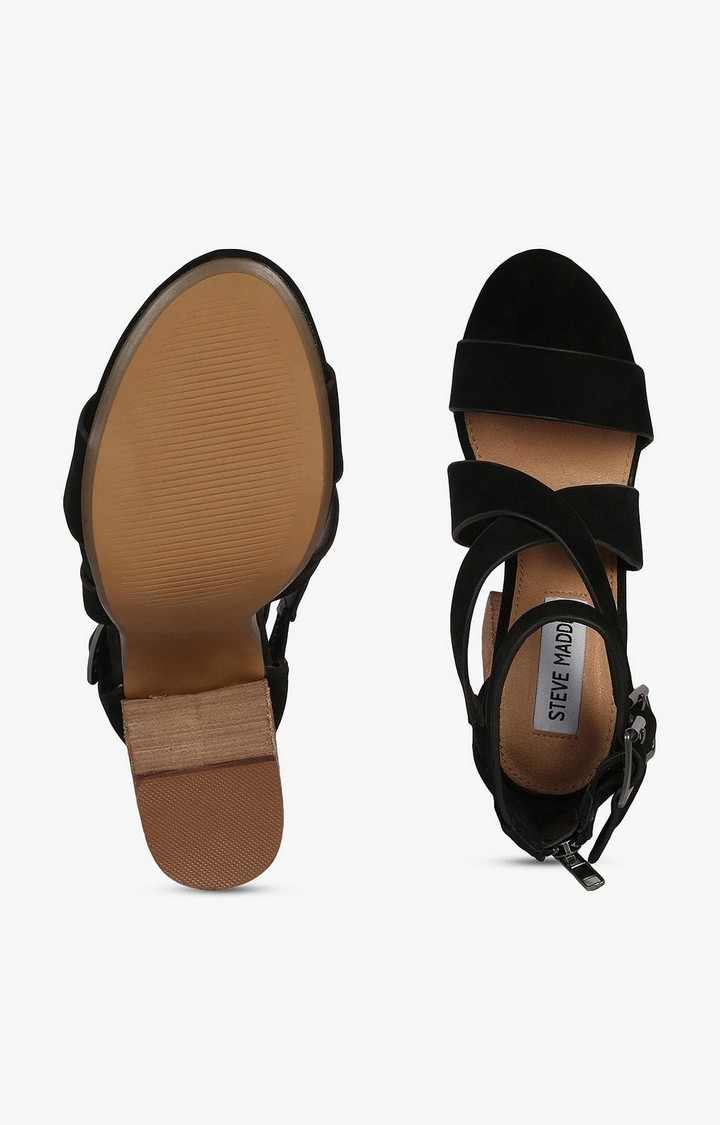 Sundance Black Heel Sandals