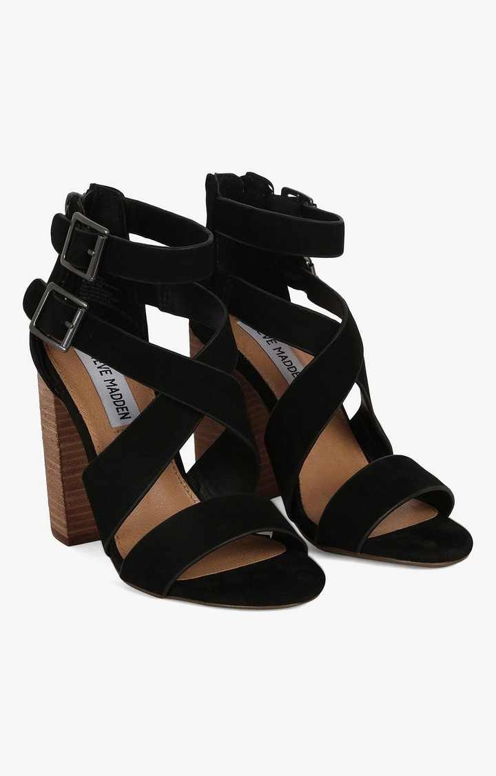 Sundance Black Heel Sandals