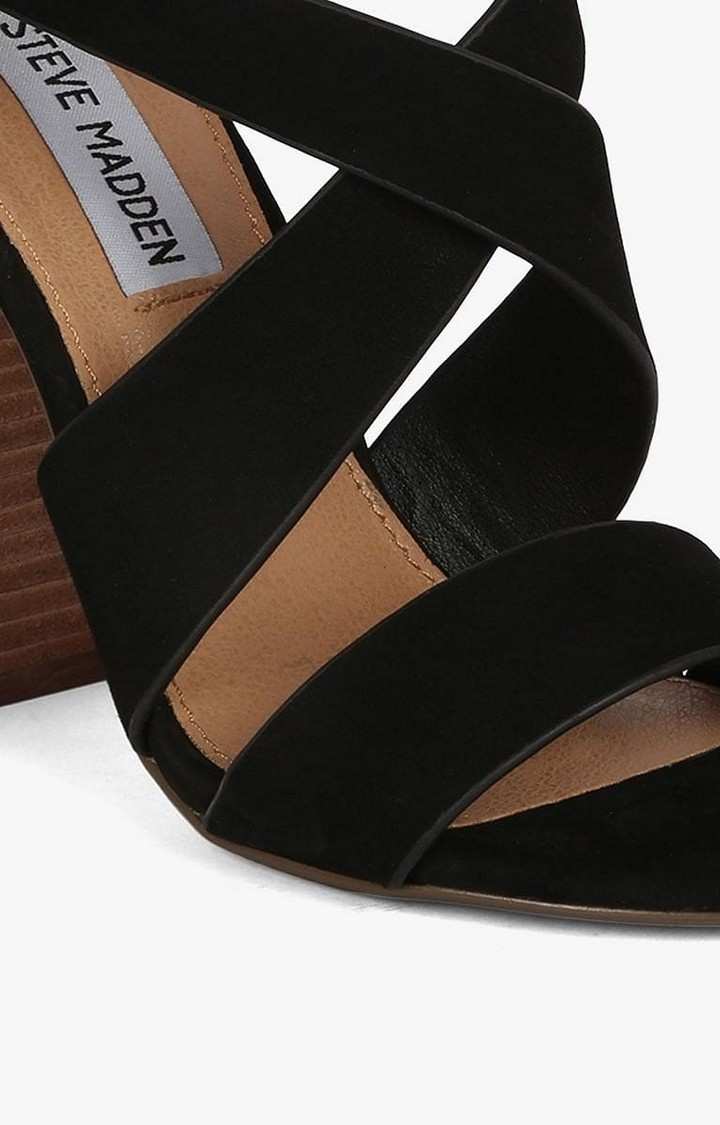 Sundance Black Heel Sandals