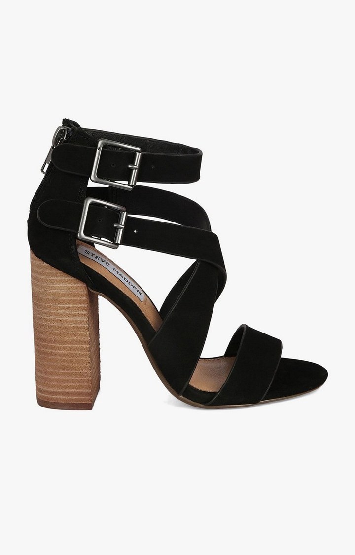 Sundance Black Heel Sandals