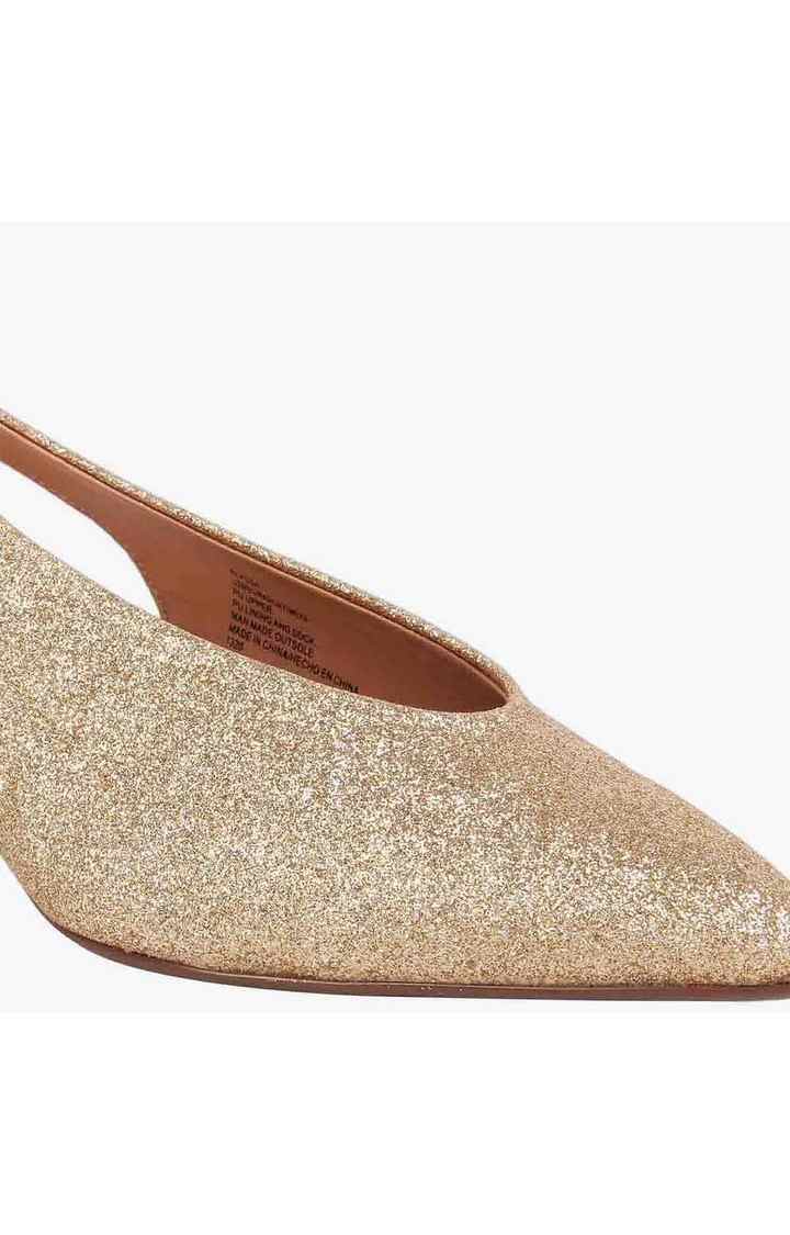 Alyssa Gold Pumps